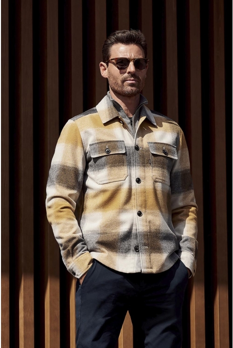 Vanguard long sleeve shirt check brushed wo