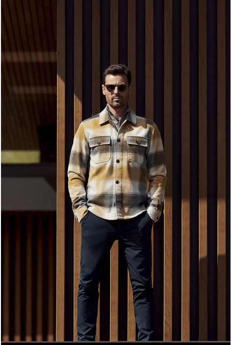 Vanguard long sleeve shirt check brushed wo