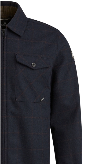 Vanguard long sleeve shirt check fine woolb