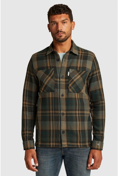 Cast Iron long sleeve shirt heavy check regu