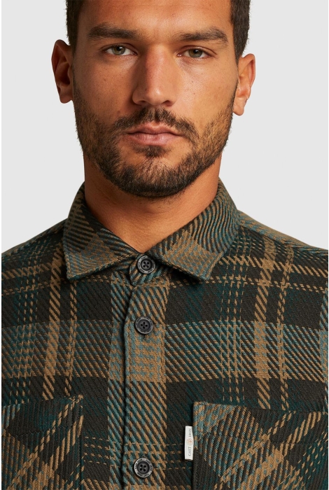 Cast Iron long sleeve shirt heavy check regu