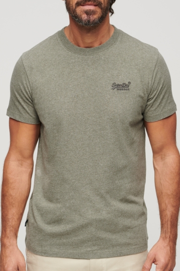 Superdry T-shirt ESSENTIAL LOGO EMB TEE M1011245A ASH OLIVE MARL