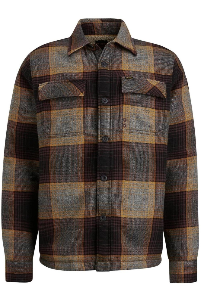 SHIRT JACKET WITH CHECK PATTERN PSI2310220 8200