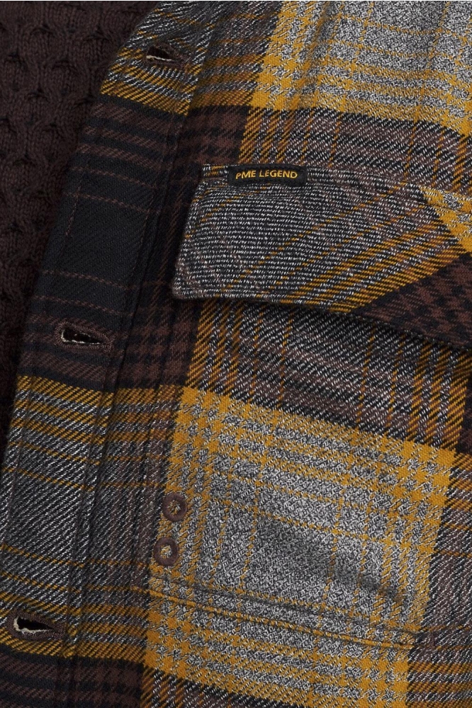 SHIRT JACKET WITH CHECK PATTERN PSI2310220 8200