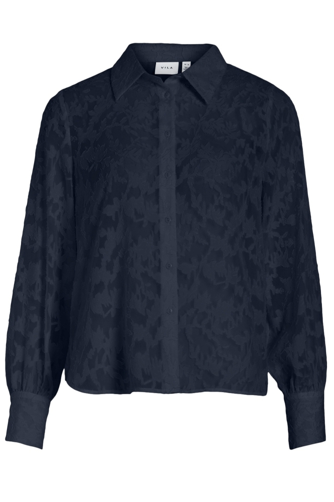 VIFLEMA NEW L/S SHIRT - NOOS 14095900 Navy Blazer