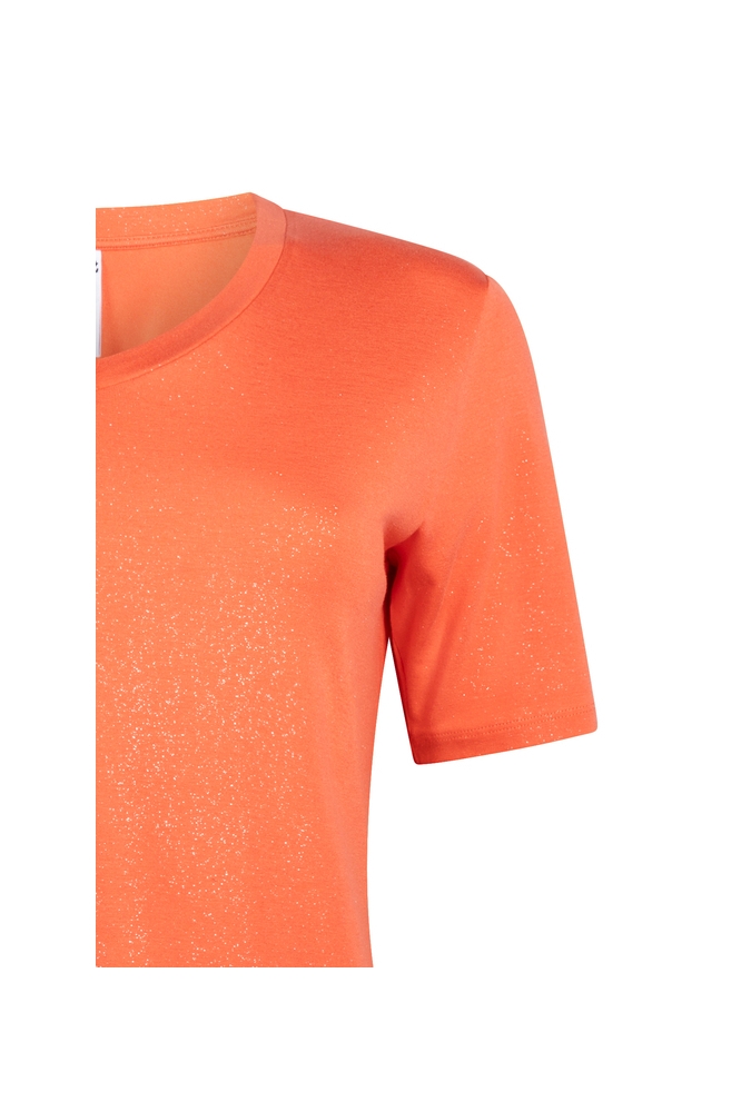 PEGGY SPRANKLING T SHIRT 241 0075 CORAL