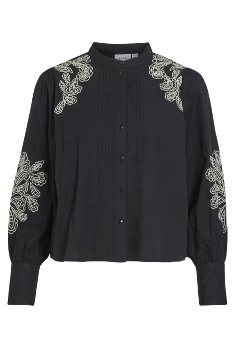 Vila vitarine o-neck l/s shirt