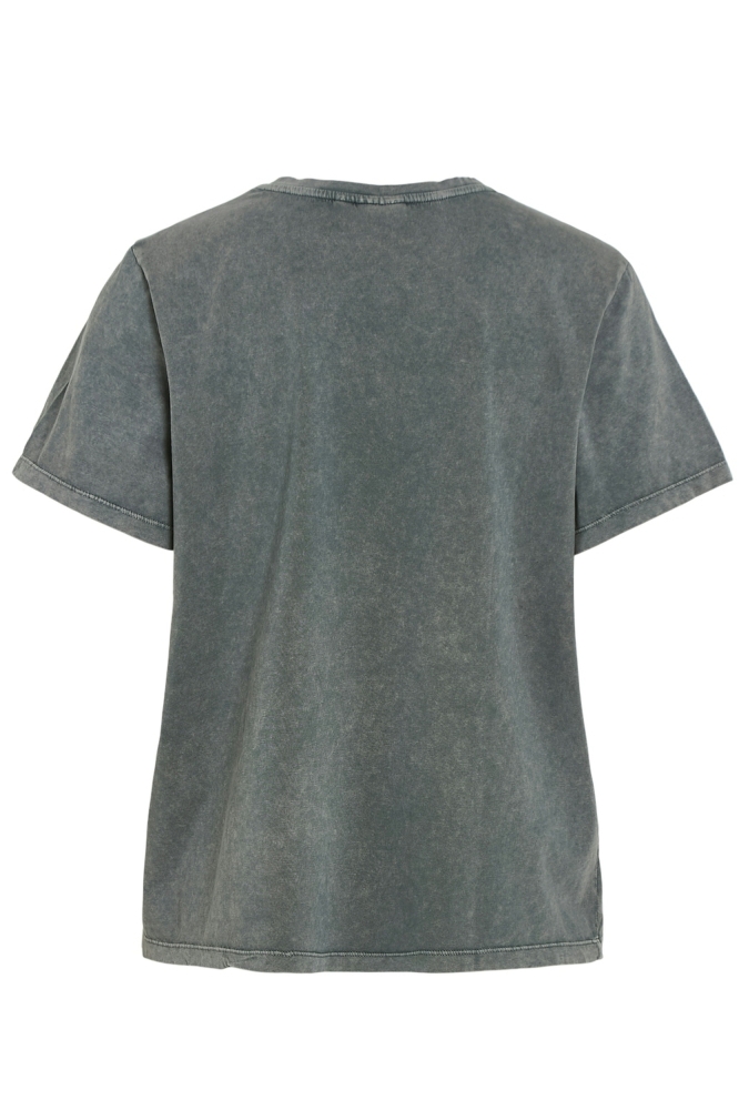 VIROSELLA S/S T-SHIRT 14103223 MEDIUM GRAY MEL