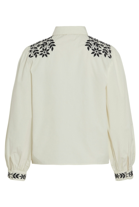 Vila vicaria l/s embroidery shirt/r