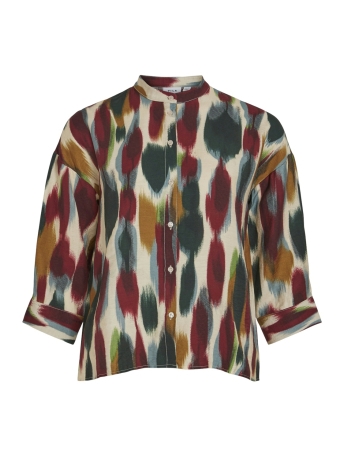 Vila Blouse VIRANO ART 3/4 SHIRT/C29 14099979 Angora/MULTI