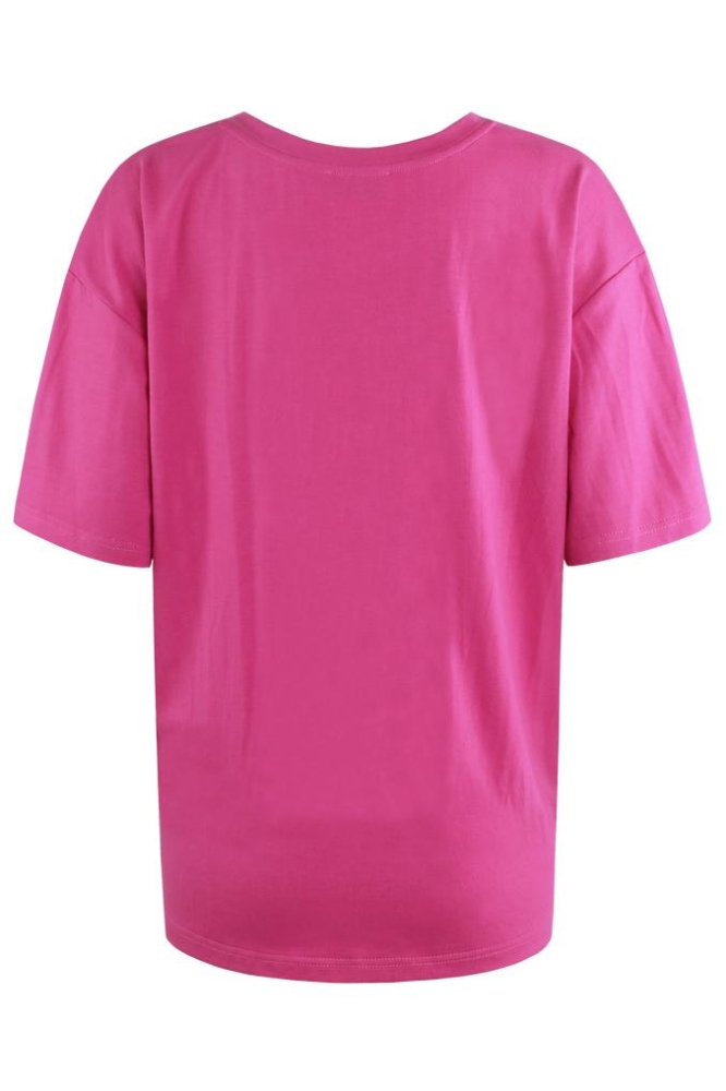ISALEIGH T SHIRT 24ZQF17 305 BRIGHT PINK