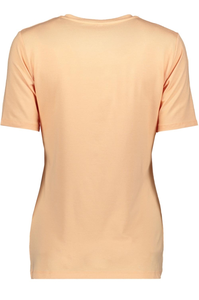 PEGGY T SHIRT WITH SPRAY PRINT 242 1020 APRICOT