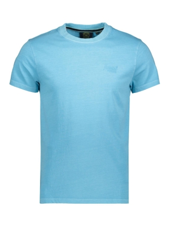 Superdry T-shirt ESSENTIAL LOGO EMB NEON TEE M1012065A NEON SKY BLUE