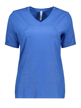 Zoso T-shirt PEGGY T SHIRT WITH SPRAY PRINT 242 1010 STRONG BLUE