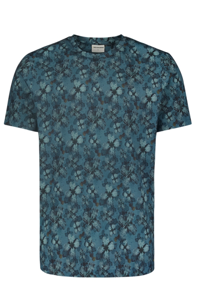 T SHIRT WITH FLORAL PRINT 25360777 130 CLOUD