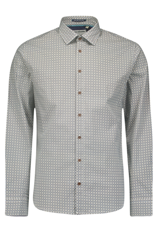 SHIRT WITH DYNAMIC ALLOVER PATTERN 25450731 078 NIGHT