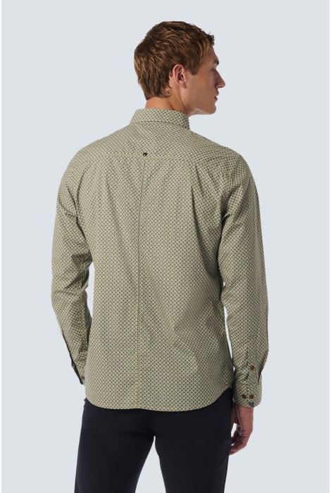 NO-EXCESS shirt stretch allover printed