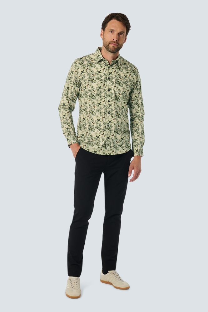 SHIRT WITH FLORAL PRINT 25450733 122 CEMENT