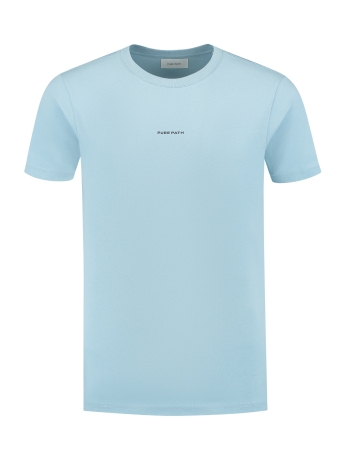 Pure Path T-shirt REGULAR FIT TSHIRT CREWNECK SS 24030111 39 LT BLUE
