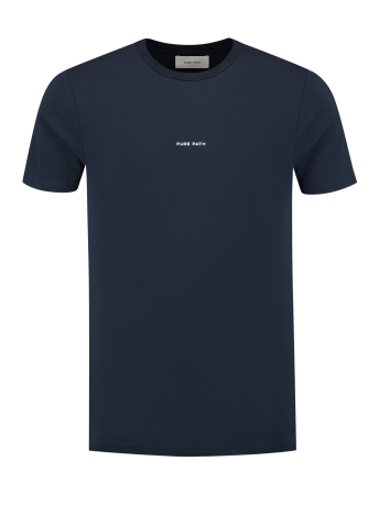 Pure Path T-shirt REGULAR FIT CREWNECK SS 24030101 07 NAVY