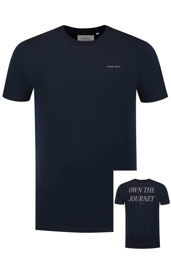 REGULAR FIT T SHIRTS CREWNECK SS 24030103 07 NAVY