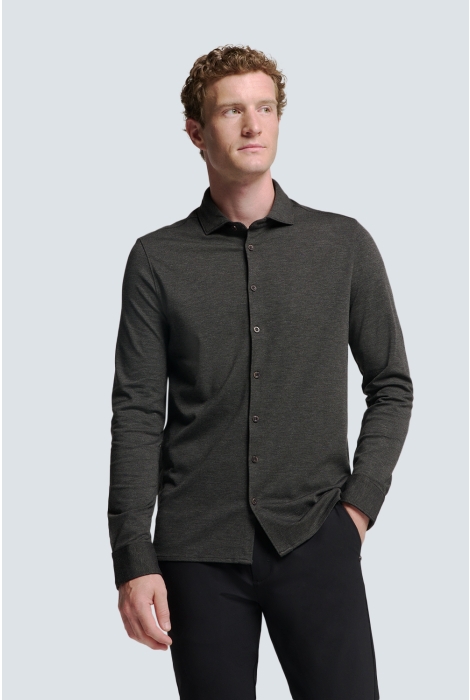 NO-EXCESS shirt jersey melange stretch