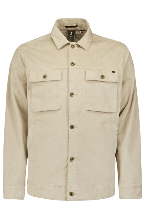 NO-EXCESS overshirt button closure fine cordu