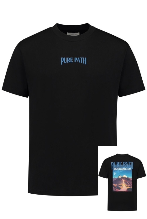 Pure Path loose fit t shirts crewneck ss