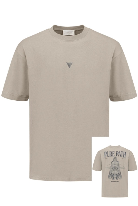 Pure Path regular fit tshirts crewneck ss