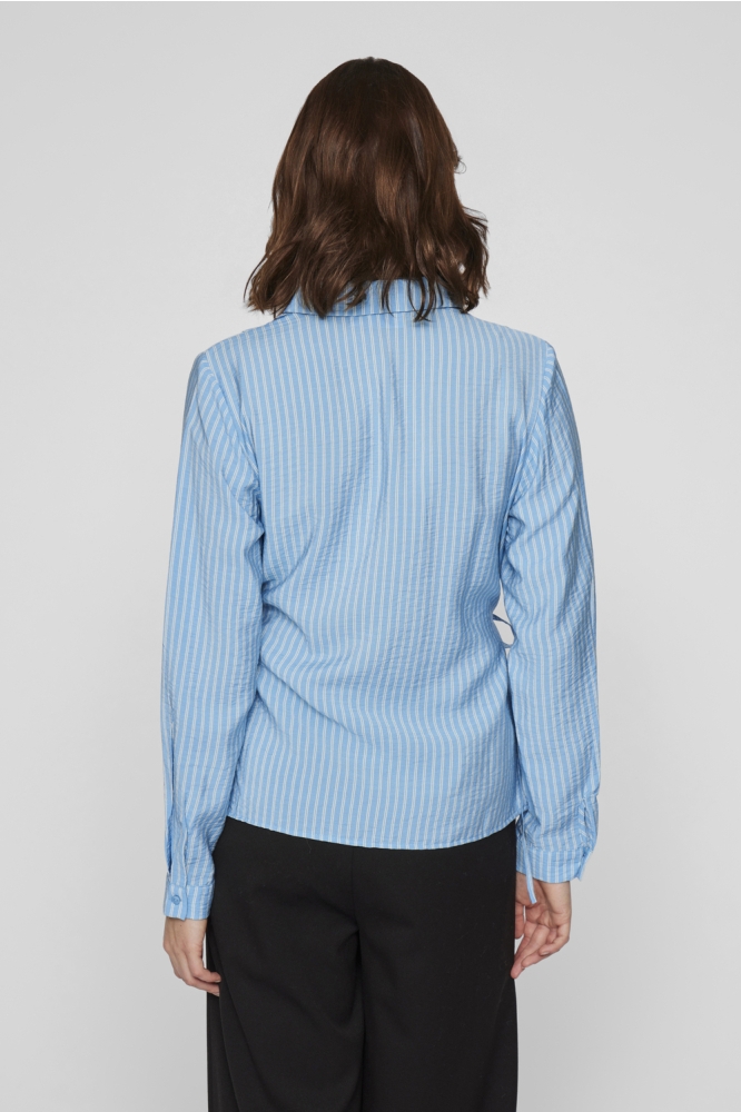 VIDOGMA L/S TIE SHIRT/PB 14103128 BLISSFUL BLUE/BIRCH