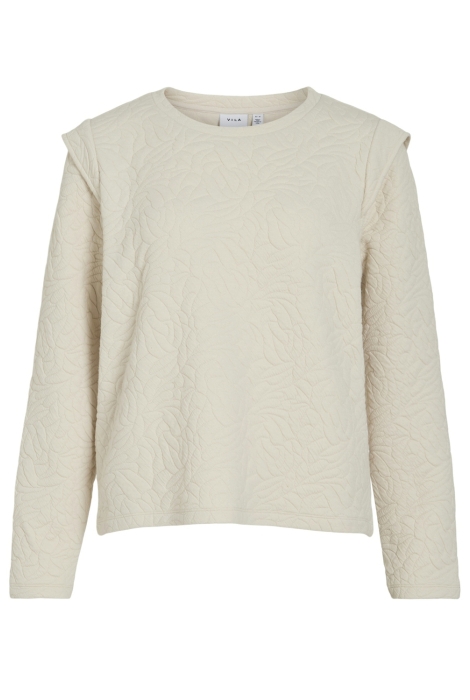 Vila viesmeralda o-neck l/s top