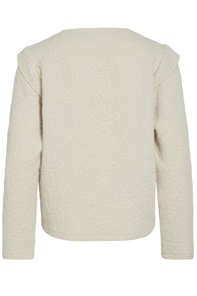 VIESMERALDA O-NECK L/S TOP 14104137 BIRCH