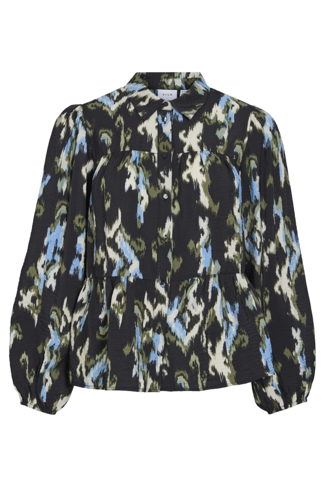 VIMARLOT MALI L/S SHIRT/R 14104025 BLACK BEAUTY/MALI