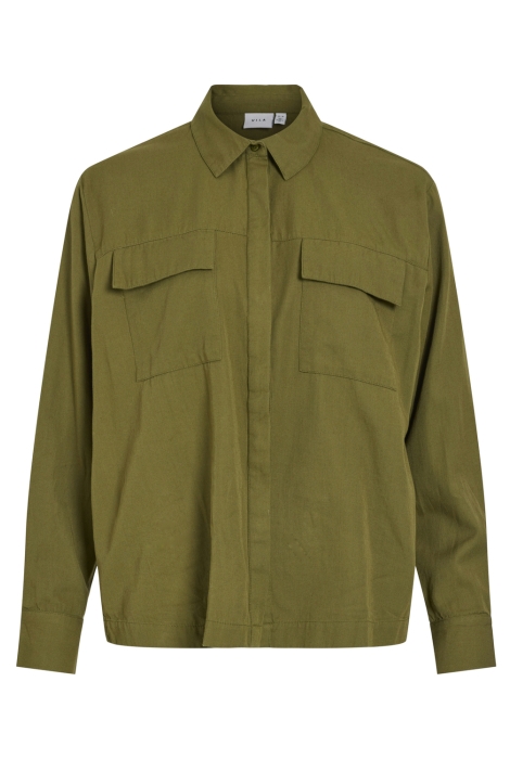 Vila vigitta l/s pocket loose shirt