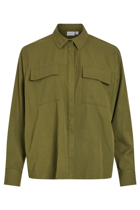 Vila vigitta l/s pocket loose shirt