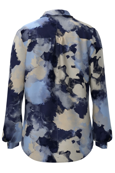 Vila viellette satin l/s shirt - noos