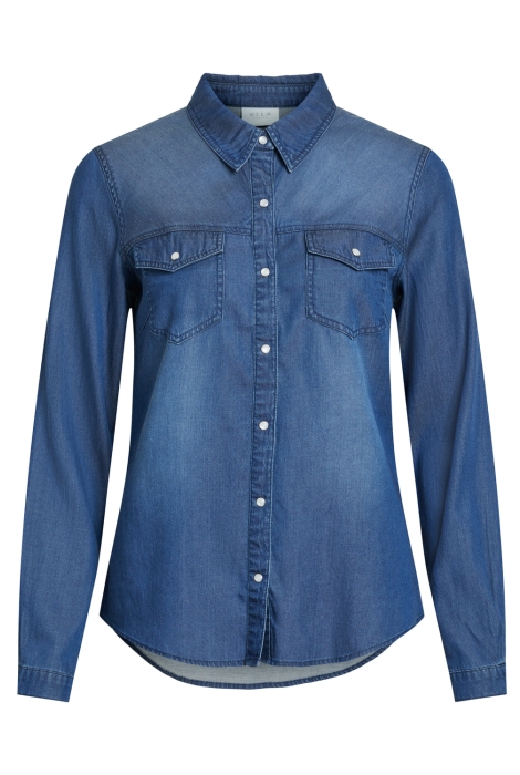 Vila vibista denim shirt-noos