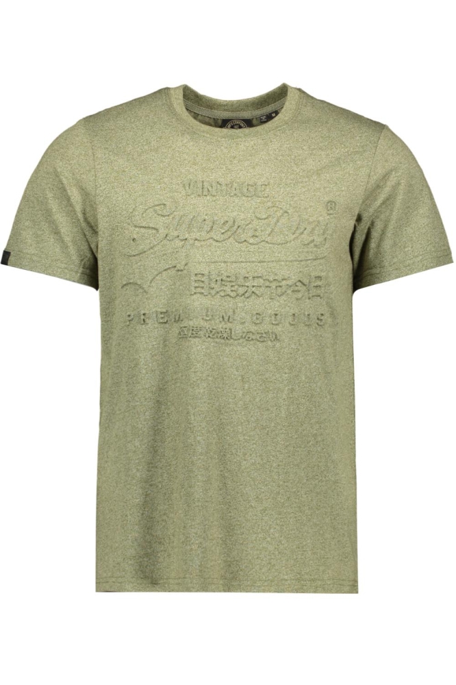 EMBOSSED VL GRAPHIC T SHIRT M1012003A HUSHED OLIVE GRIT