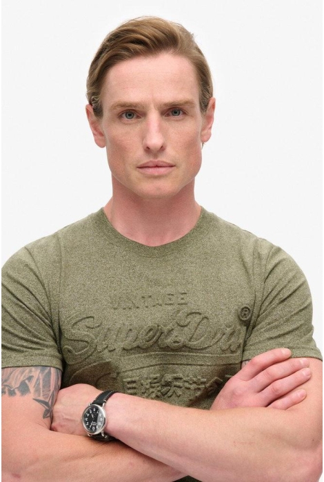 Superdry embossed vl graphic t shirt