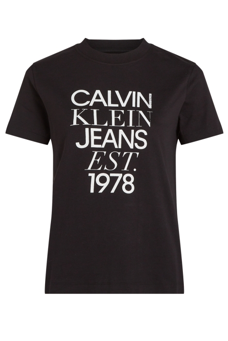 Calvin Klein mixed logo regular t