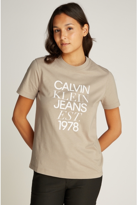 Calvin Klein mixed logo regular t