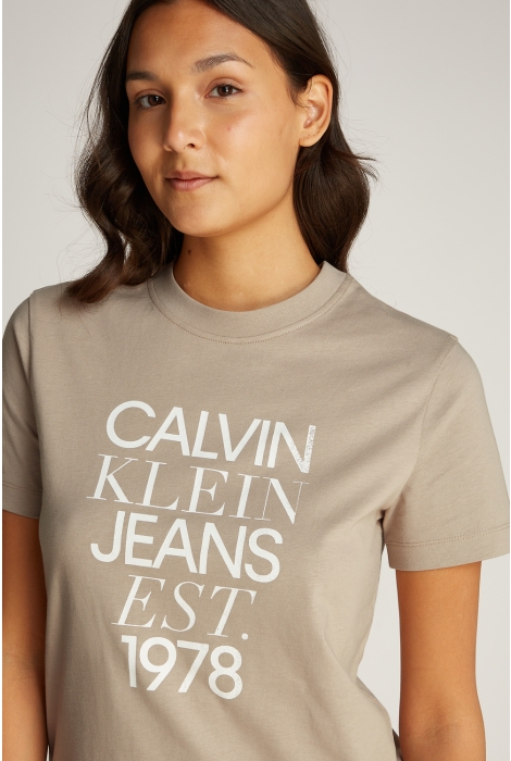 Calvin Klein mixed logo regular t