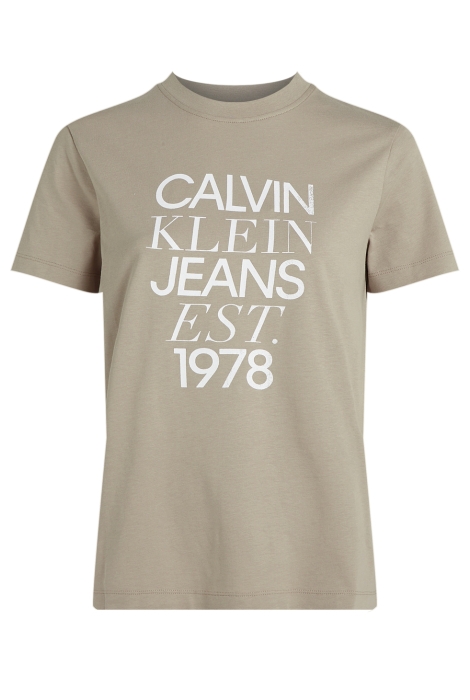 Calvin Klein mixed logo regular t