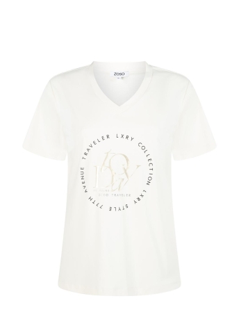 Zoso T-shirt SELMA TOPS 244 1200 IVORY