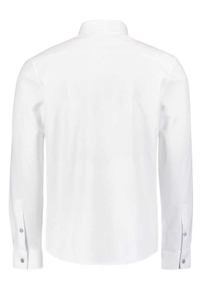 TIJDLOOS BASIC PIQUE SHIRT N4186 010 WHITE