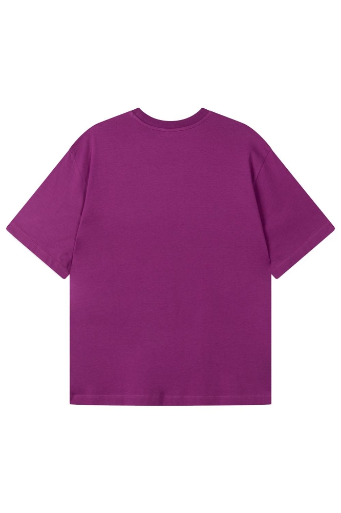 MAGGY KNITTED REFINED T SHIRT R2408707462 801 PURPLE