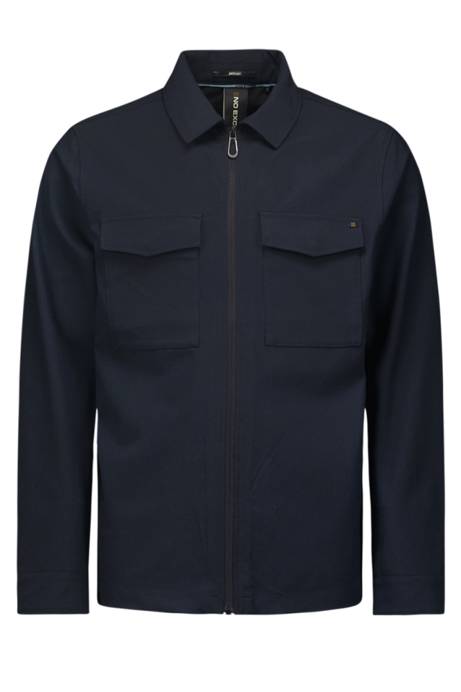 OVERSHIRT MET RITS 25510802 078 NIGHT