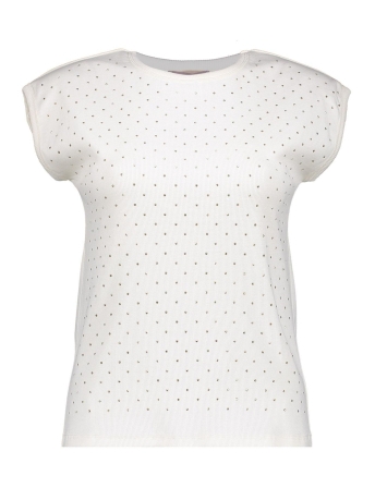 Geisha T-shirt T SHIRT MET STUDS 42607 41 000010 OFF-WHITE