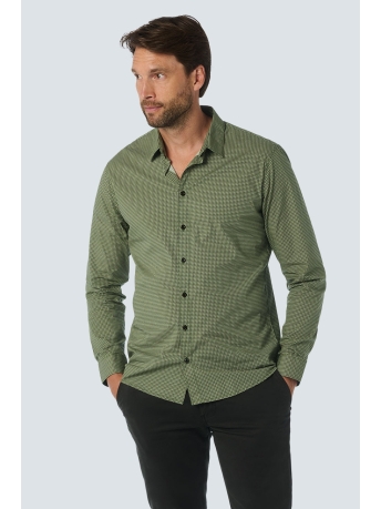 NO-EXCESS Overhemd OVERHEMD MET PRINT 25430823 052 DARK GREEN