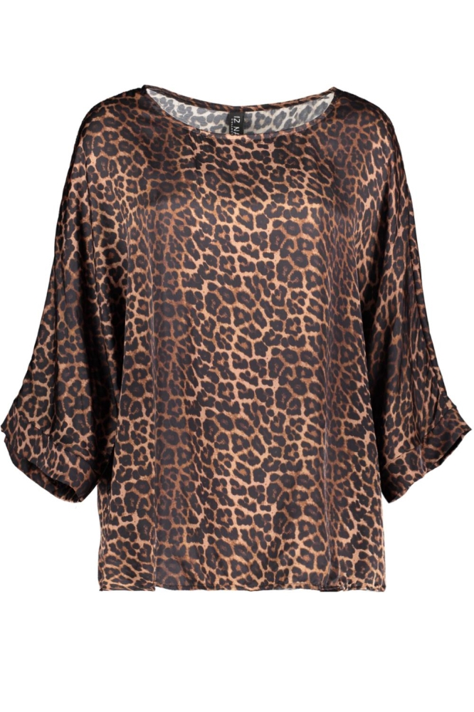 SHIRT SATIJN 10812 LEO DARK